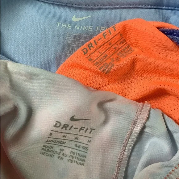 Nike girls DRIFIT 3 pc outfit tank top, tee & Capri leggings size 6/6X( NWT)